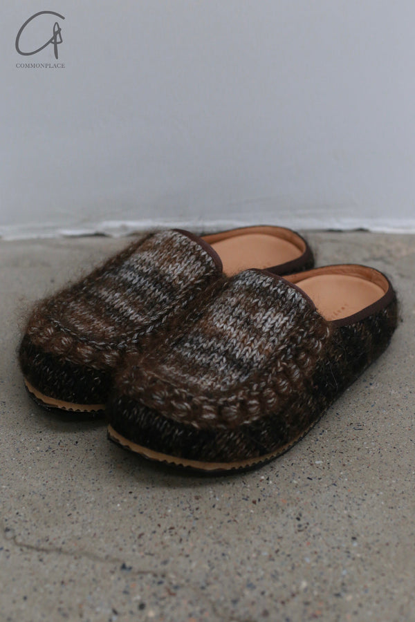 SWAYING Chunky Crochet Birkenstocks SW-SW24AW4P16-ZONG Brown SW-SW24AW4P14
